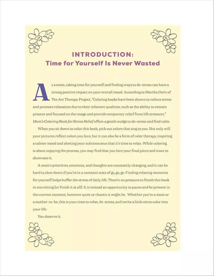 Interior page of Mom&