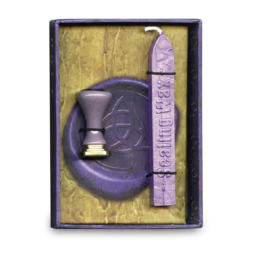 Triquetra Sealing Wax Kit – The Purple Knot of Eternity