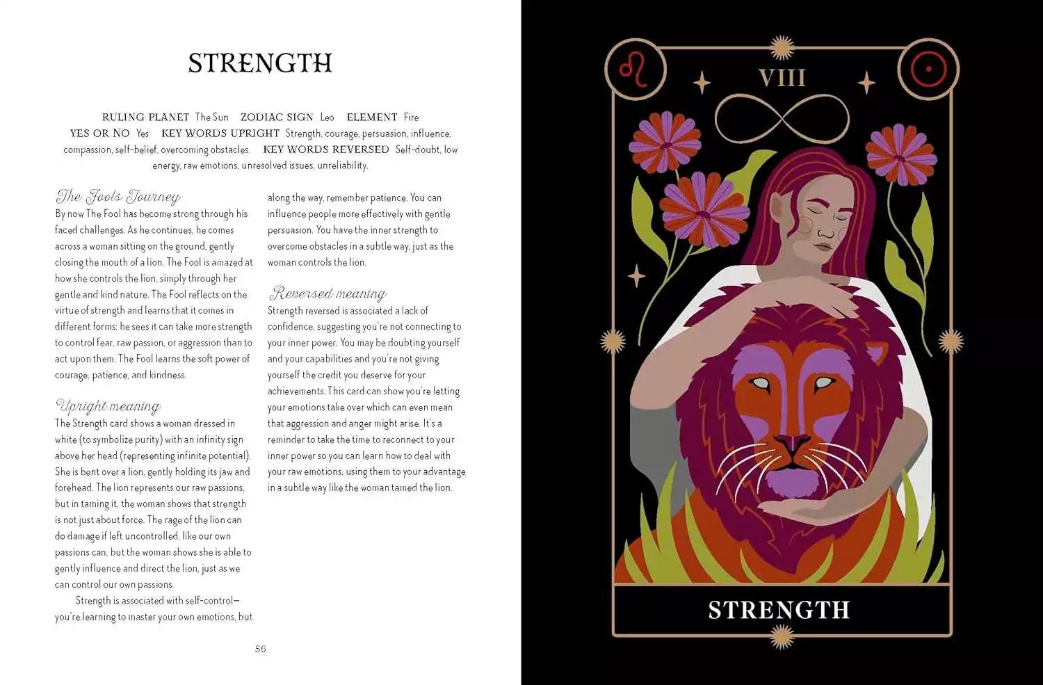 Detail page from Tarot Magick book with spell and ritual guidance for practitioners