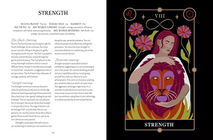 Detail page from Tarot Magick book with spell and ritual guidance for practitioners