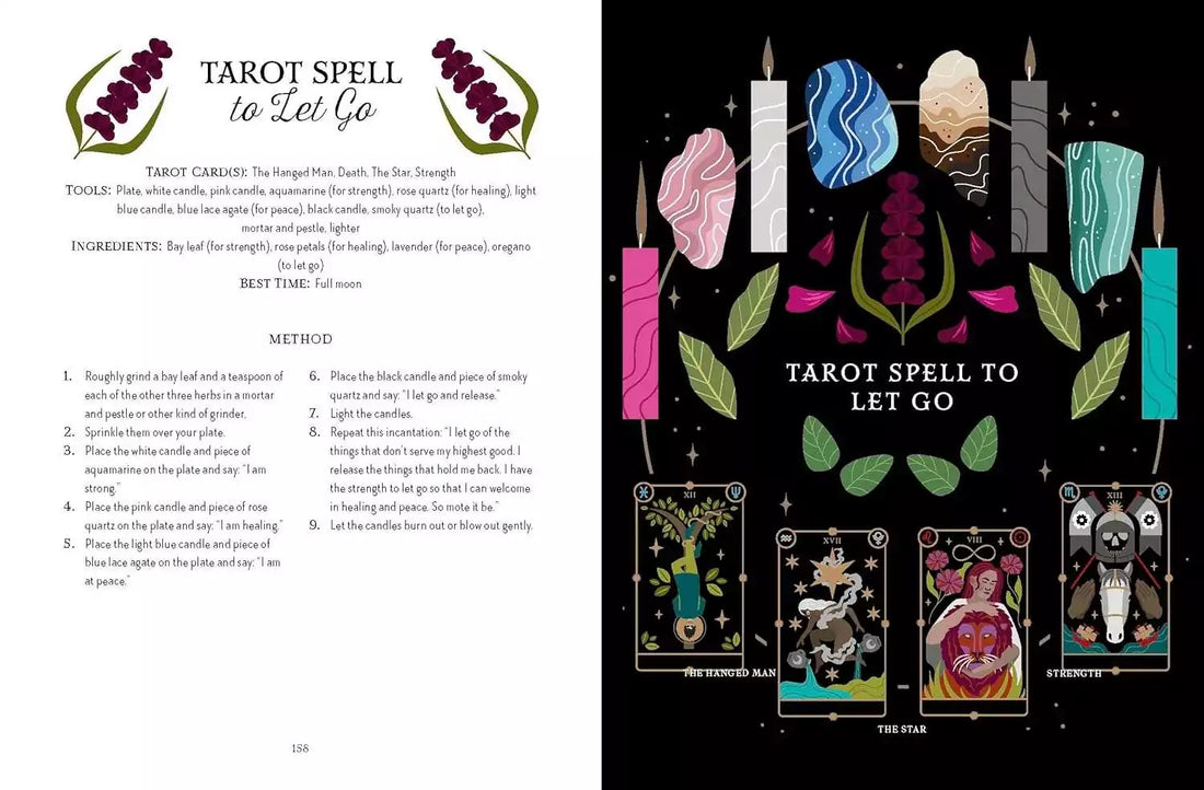 Back cover of Tarot Magick by Lindsay Squire with book description and author bio