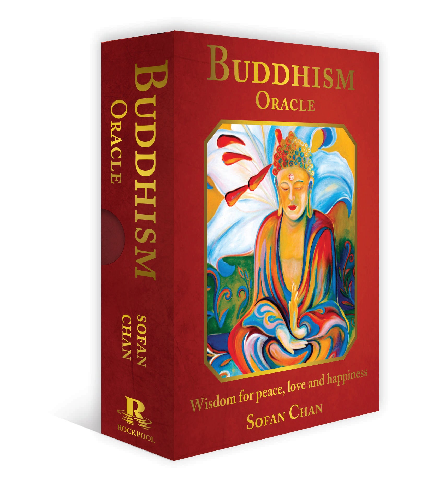 Buddhism Oracle card with mandala or lotus imagery from Sofan Chan&