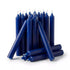 Pack of twenty deep dark blue 1/2-inch chime spell candles for dream work shadow magic subconscious exploration and Saturn ritual candle magic