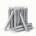 Pack of twenty metallic silver 1/2-inch chime spell candles for lunar rituals full moon ceremonies psychic intuition and moon magic workings