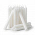 Pack of 20 white half-inch chime candles in a bundle — all-purpose ritual taper candles for altar and spellwork use.