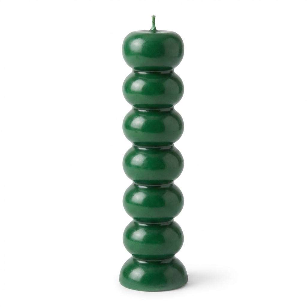 Green Seven Knob candles