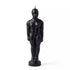 6 3/4-inch black male figure candle for ritual use — hoodoo figural candle for banishing, binding, and protection spell work.