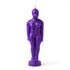 6.75-inch purple male figure candle in masculine form cast in royal purple wax for psychic power and domination spellwork