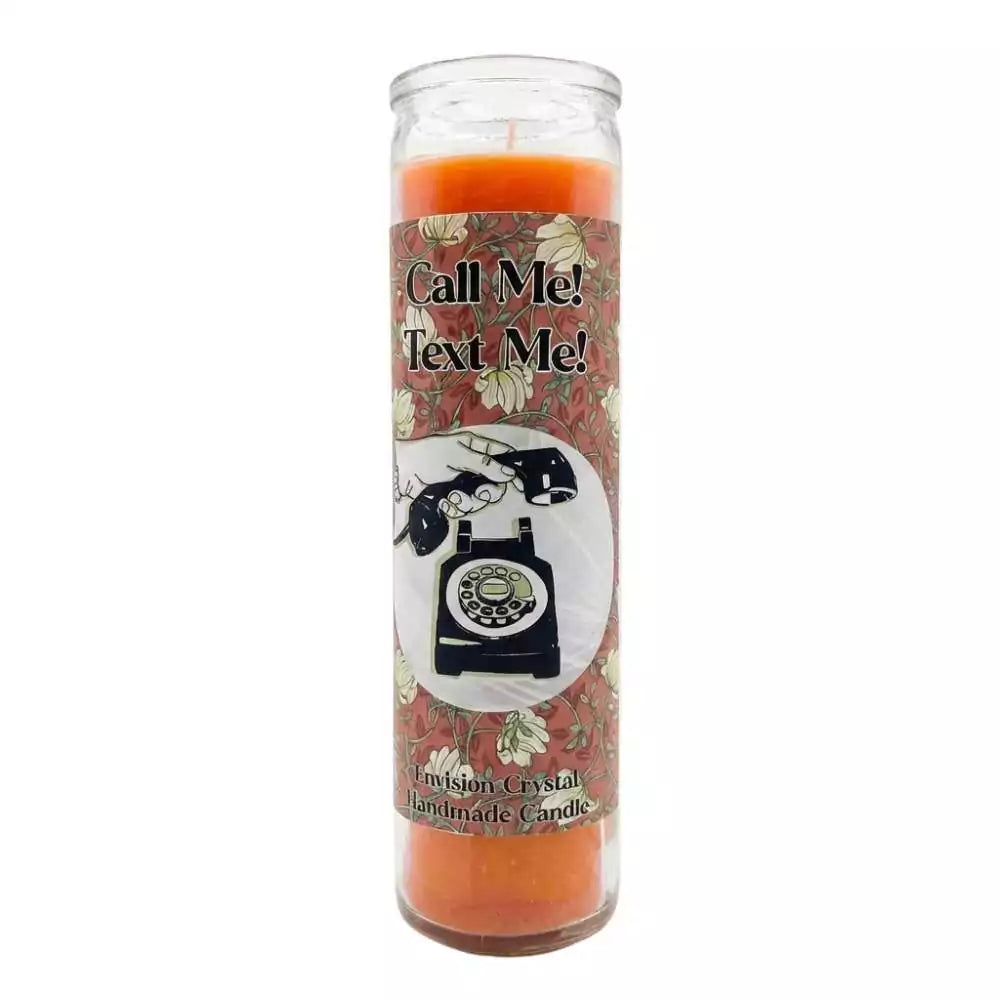 Orange aromatic 7-day jar candle with &