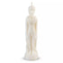 White wax figure candle 8 inches tall shaped like a standing human male, used in hoodoo and sympathetic magic for healing, protection, and blessing rituals.