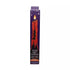 Set of 2 red black and orange drip taper candles for ritual spellwork showing dramatic wax drip coloring for altar and candle magic use