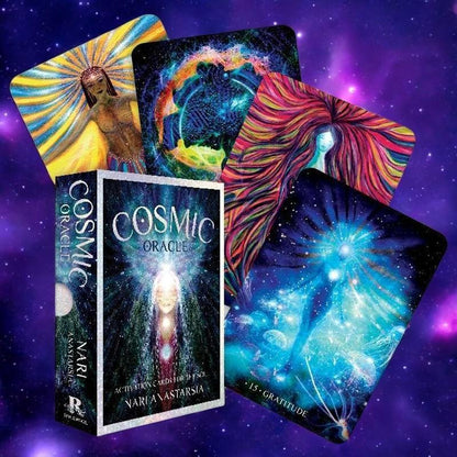 Cosmic Oracle Cards by Nari Anastarsia – 36-Card Deck &amp; Guidebook for Spiritual Growth and Healing