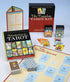Complete Tarot Kit displayed with guidebook, two tarot decks, and a spread layout board arranged on a light background.