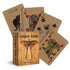Conjure Cards by Jake Richards showing a joker cat card alongside numbered playing cards with folk magic illustration style.