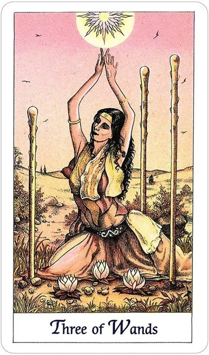 Cosmic Tarot minor arcana cards showing detailed illustrative style with suit and astrological correspondence imagery