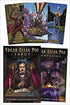 The Edgar Allan Poe Tarot deck and book by Wright and Smith showing a darkly illustrated tarot card with gothic Victorian imagery inspired by Poe&