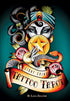 Eight Coins Tattoo Tarot sample card featuring a mystical figure holding a star-shaped coin surrounded by snakes and bold floral tattoo-art elements.
