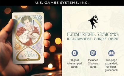 Ethereal Visions Illuminated Tarot Deck by Matt Hughes