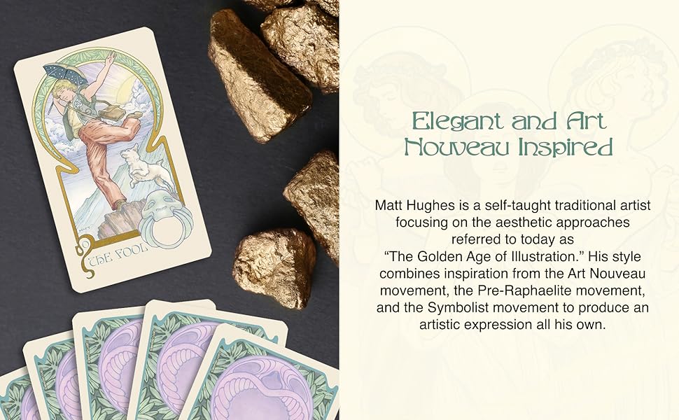 Ethereal Visions Illuminated Tarot Deck by Matt Hughes