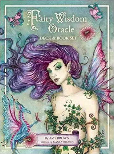 Fairy Wisdom Oracle deck by Brown and Brown showing whimsical fairy illustration card art for fae guidance