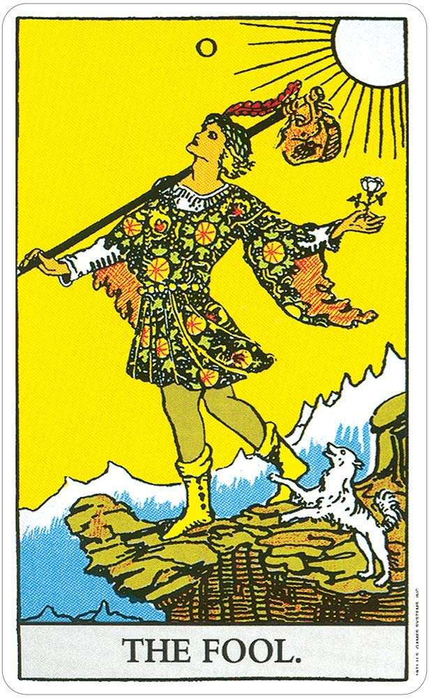 Giant Rider-Waite Tarot Deck – 4" x 6 1/2" – Classic Artwork by Pamela Colman Smith