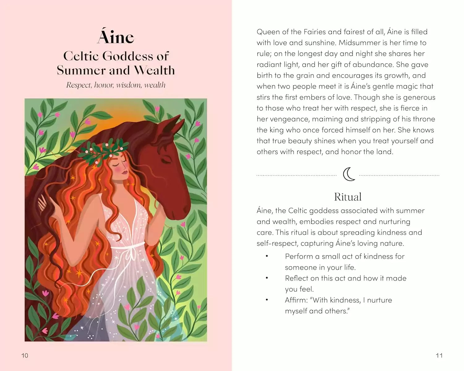 Three Goddess Oracle cards by Katja Perez fanned out showing diverse goddess representations and card border design.