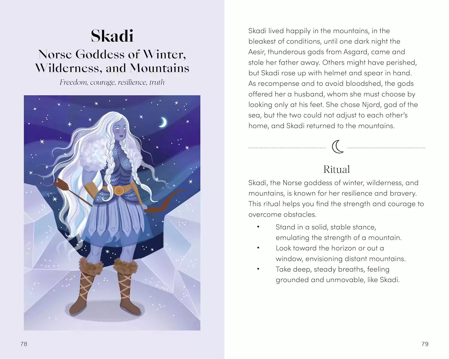 Goddess Oracle Deck guidebook open alongside illustrated goddess cards from Katja Perez&
