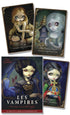 Les Vampires Oracle Deck box by Lucy Cavendish featuring a Gothic vampire portrait — shadow work oracle deck with dark supernatural imagery.