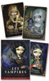 Les Vampires Oracle Deck box by Lucy Cavendish featuring a Gothic vampire portrait — shadow work oracle deck with dark supernatural imagery.