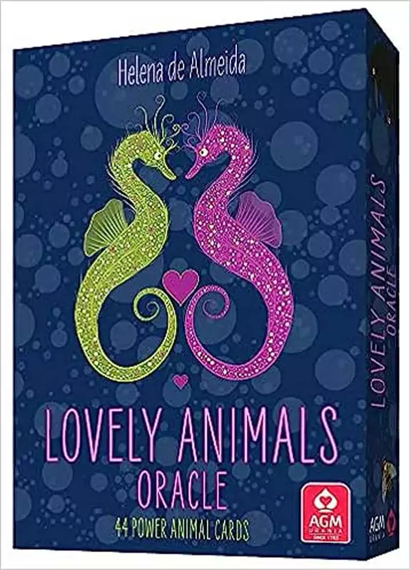 Lovely Animals Oracle deck by Helena De Almeida showing whimsical animal illustration card art for nature-based divination and intuitive guidance