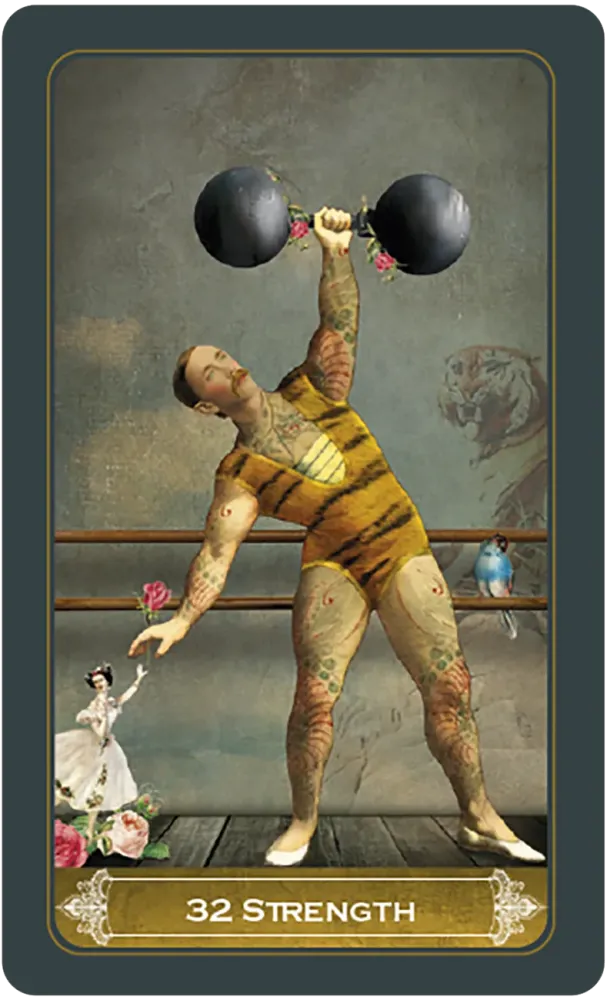 The Love Oracle card showing romantic illustration for relationship and heart guidance