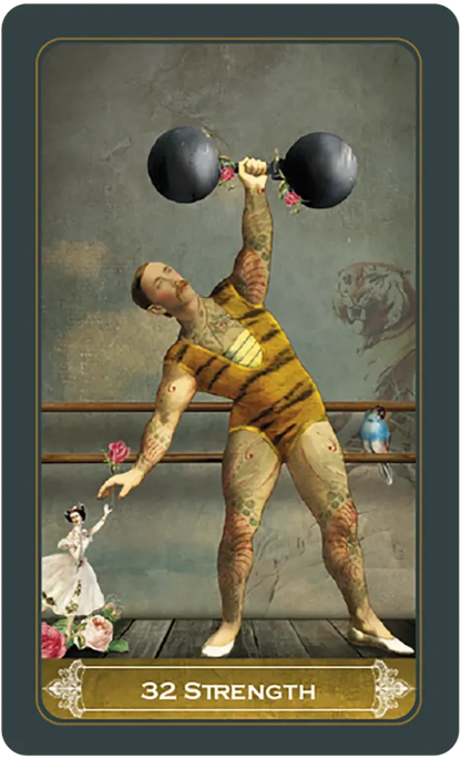 The Love Oracle card showing romantic illustration for relationship and heart guidance