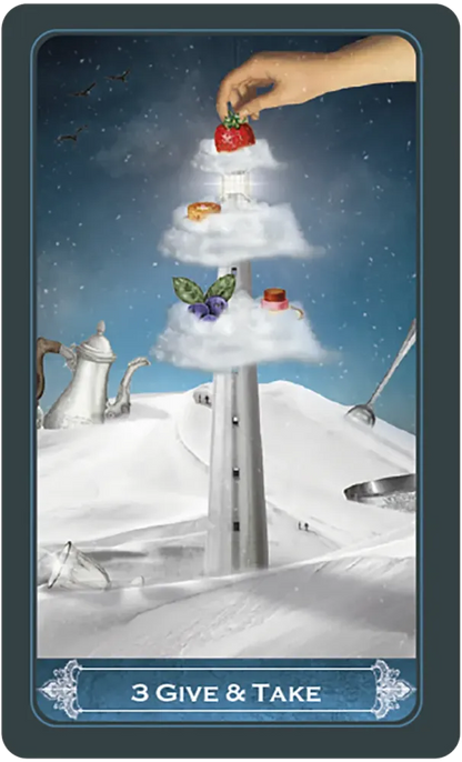 The Love Oracle card featuring couple or heart symbolism illustration