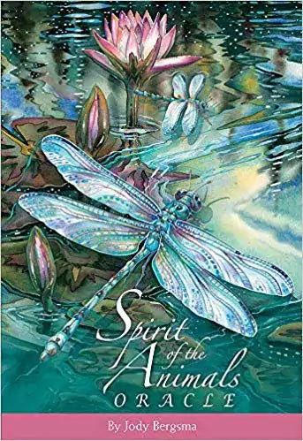 Spirit of the Animals Oracle deck box by Jody Bergsma featuring a luminously painted animal portrait cover — animal wisdom oracle for spirit animal guidance.