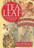 Cover illustration for Tea Leaf Fortune Cards by Rae Hepburn — whimsical butterfly and cottage designs around the title, 200-card oracle deck.