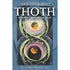 Thoth Pocket Swiss Tarot Deck cover by Crowley and Harris — compact travel-size edition with yin-yang and swirling blue design from the classic Thelemic tarot.