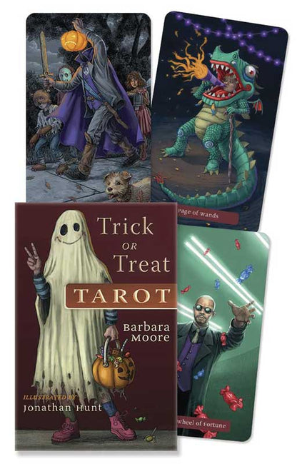Trick or Treat Tarot Deck &amp;amp; Book Set by Jonathan Hunt