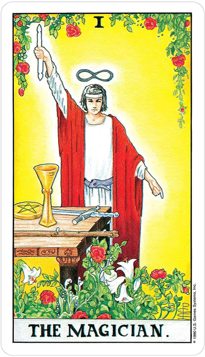 Universal Waite Tarot deck showing court cards with Hanson-Roberts recolouring in warm gentle hues