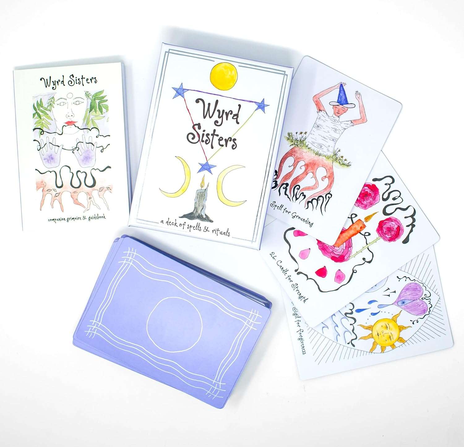 Wyrd Sisters Oracle Deck by Casey Zabala: A Deck of Spells and Rituals (60 Cards and 80-Page Guidebook)