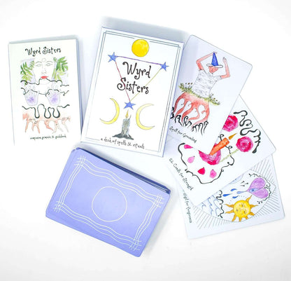 Wyrd Sisters Oracle Deck by Casey Zabala: A Deck of Spells and Rituals (60 Cards and 80-Page Guidebook)