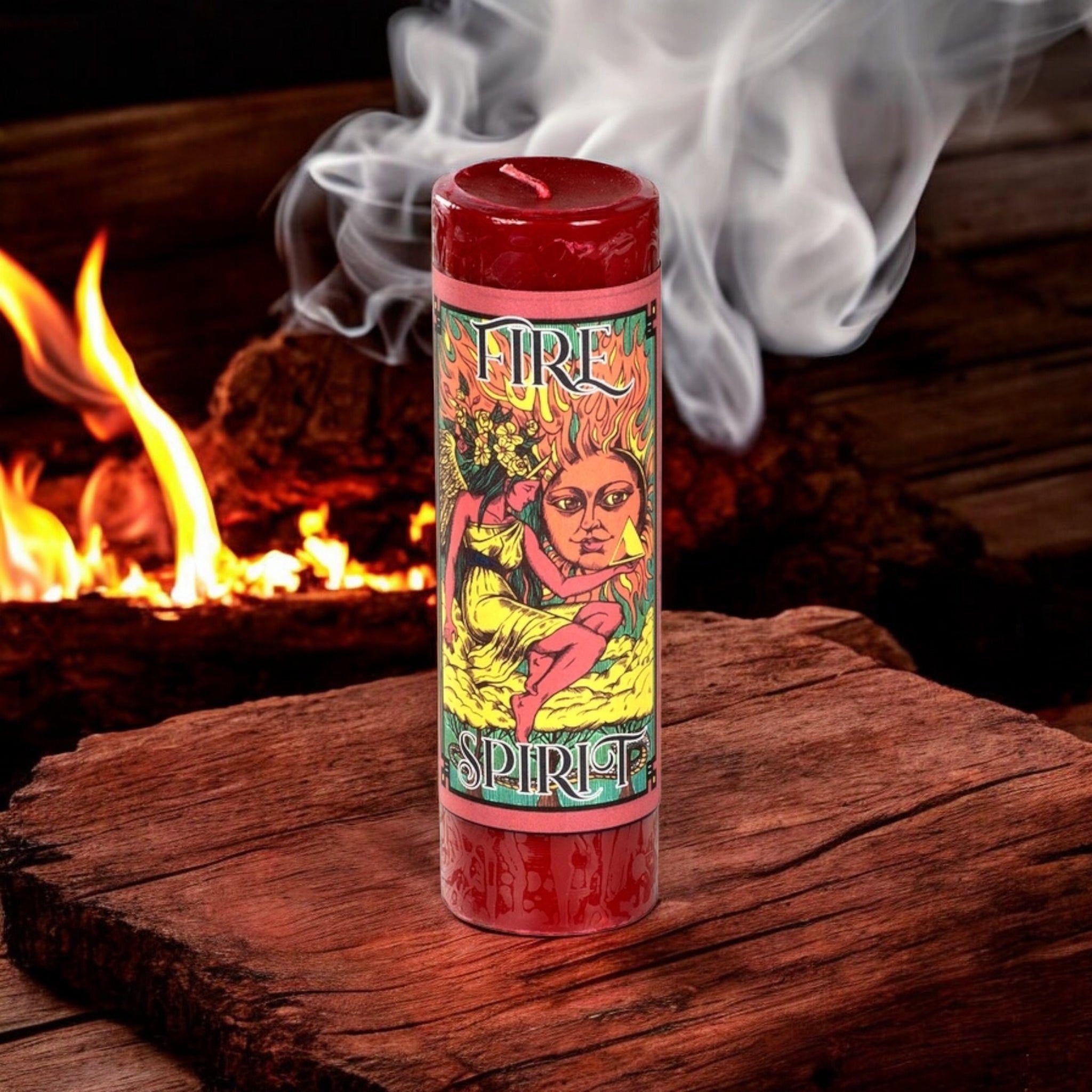 Element Spirit Pillar Candles – Air, Fire, Water, Earth &amp; Spirit