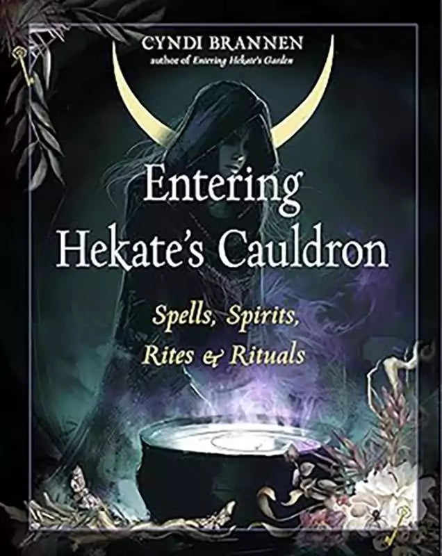 Dark mystical book cover for Entering Hekate&