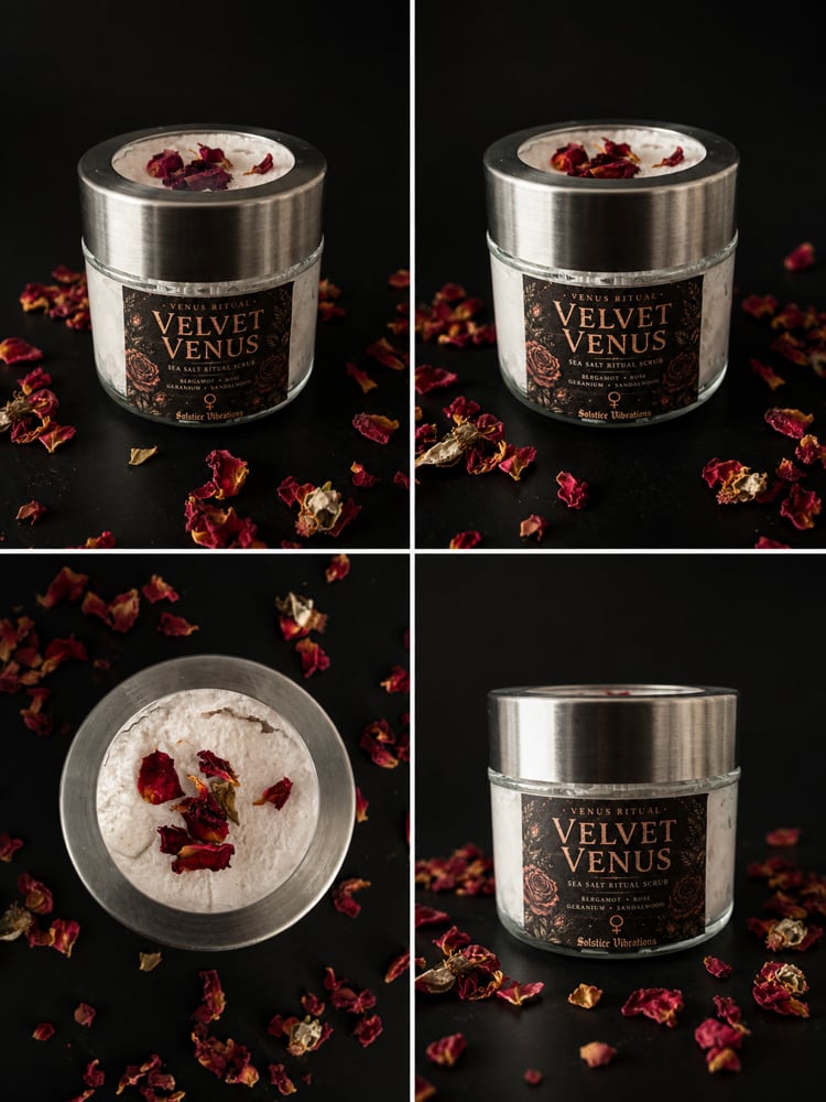 🌹Velvet Venus Foaming Salt Scrub