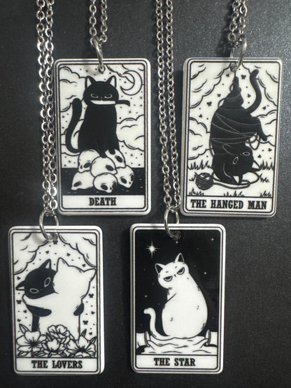 Cat Tarot Necklaces