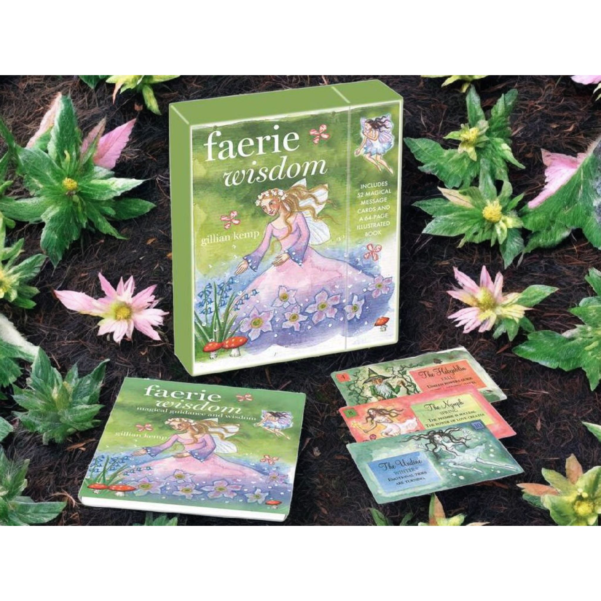 Faerie Wisdom Oracle Cards &amp; Guidebook by Gillian Kemp – Enchanted Faerie Divination Deck