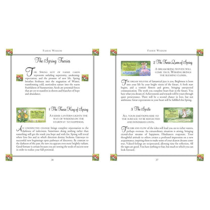 Faerie Wisdom Oracle Cards &amp; Guidebook by Gillian Kemp – Enchanted Faerie Divination Deck