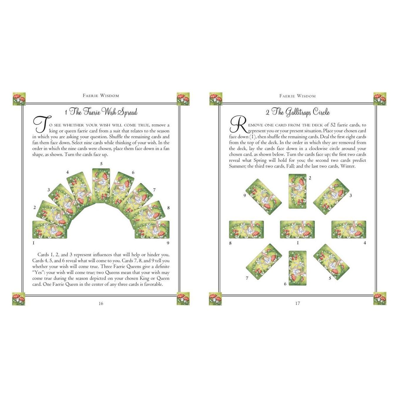 Faerie Wisdom Oracle Cards &amp; Guidebook by Gillian Kemp – Enchanted Faerie Divination Deck