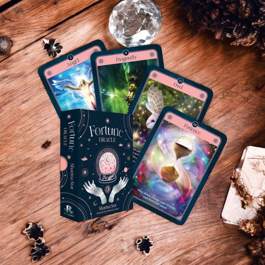 Fortune Oracle Deck by Sharina Star – 36 Cards &amp; Guidebook