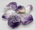 One pound bulk supply of raw amethyst rough points and clusters in natural purple crystal form