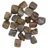 1 lb crazy lace agate tumbled polished stones showing swirling multicolor patterns in red yellow and white — joy laughter crystal bulk lot.